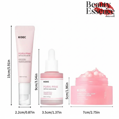 PDRN Pink Set with Beauty Essence Logo Top Right